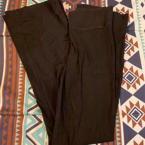 EUC VS PINK Cotton Mid Rise Full Length Flare size large